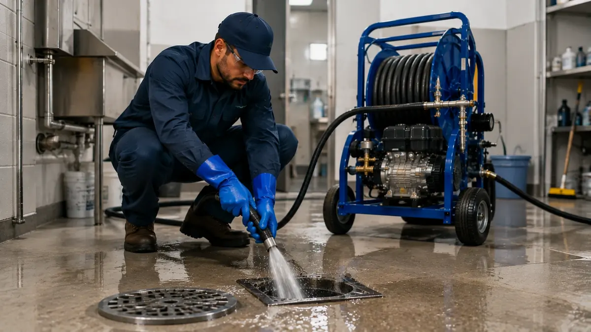 Floor Drain Hydro Jet Cleaning in Pine Mountain Club