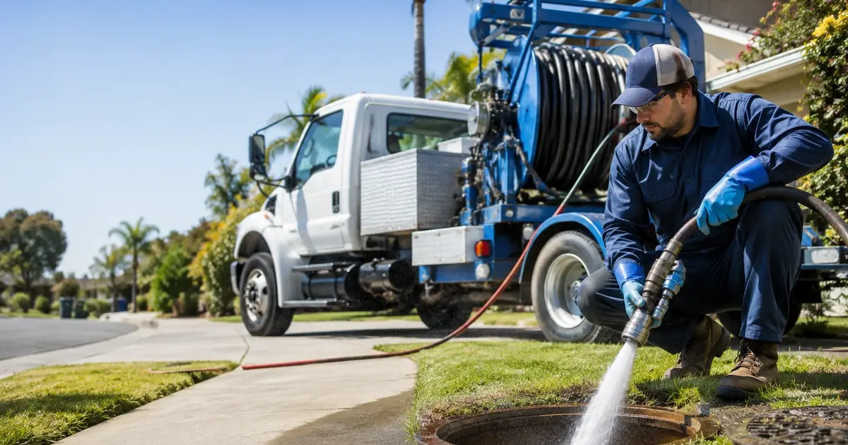 Hydro jet sewer cleaning Pine Mountain Club