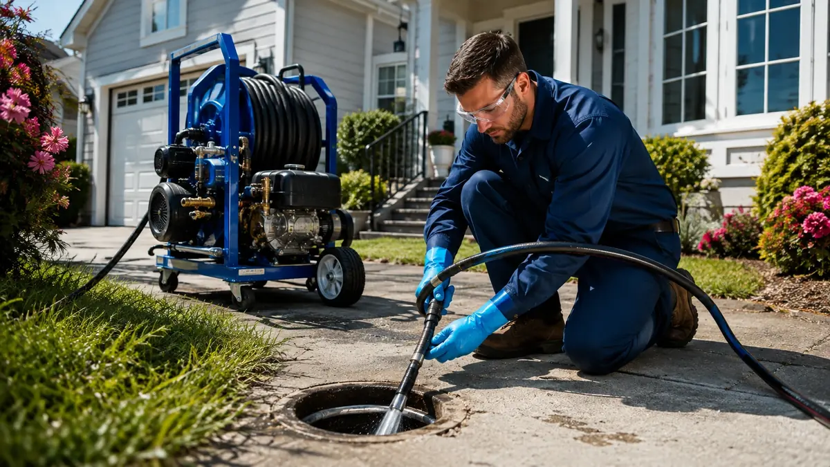 Residential Hydro Jet Drain Cleaning in Pine Mountain Club