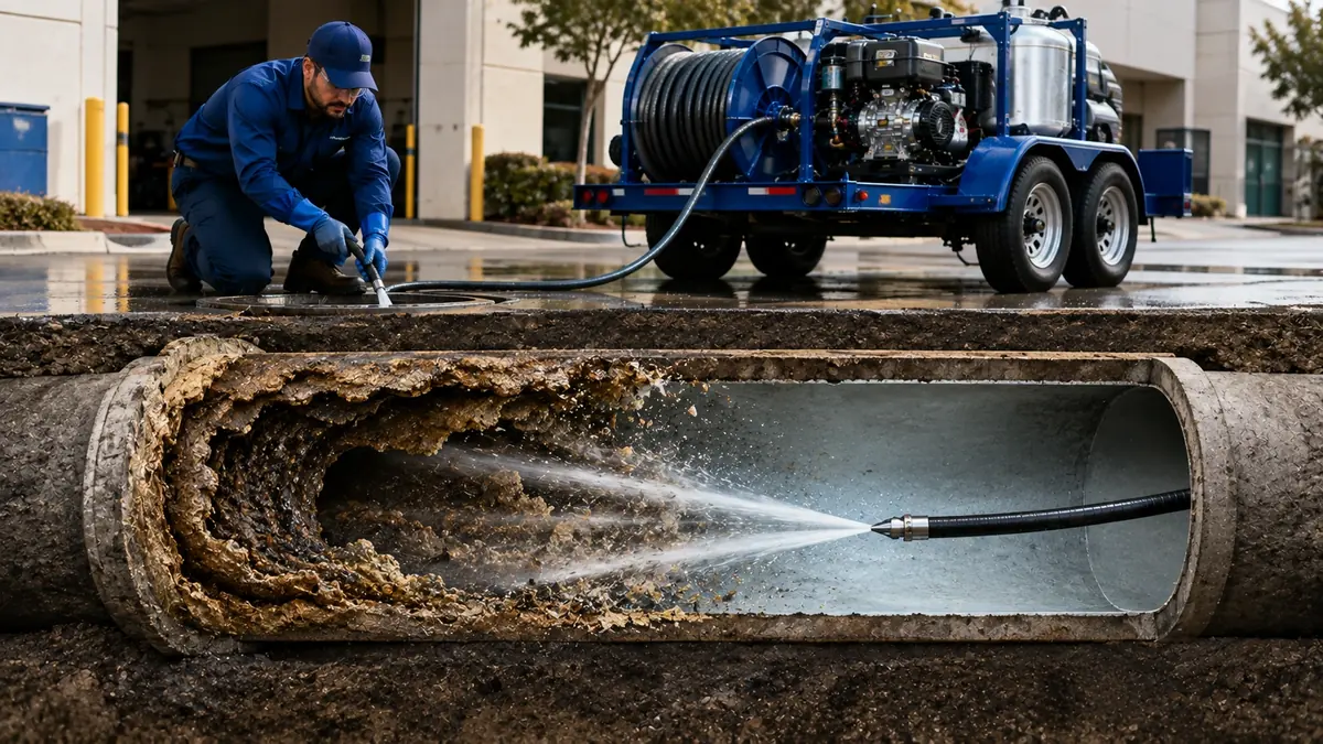 Sewer Pipe Descaling in Pine Mountain Club